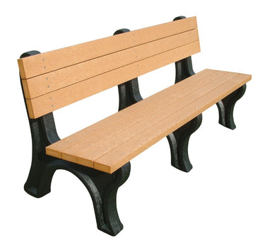 BENCH DELUXE BACKED 2672 BK LEG CEDAR SE